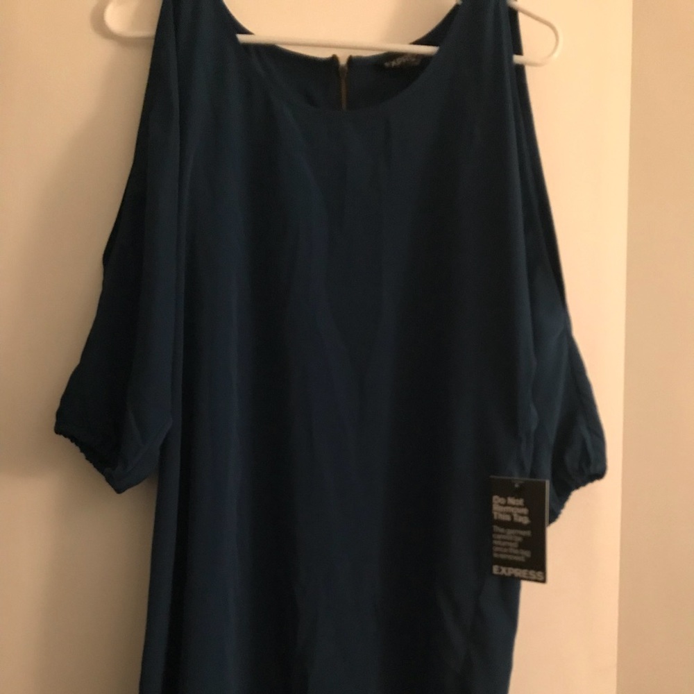 EXPRESS Blue dress NEVER WORN